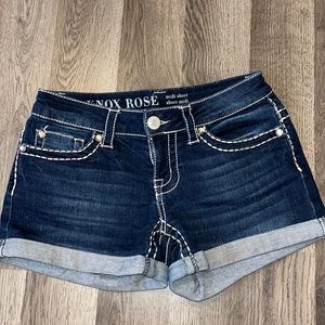 Jean shorts size 2, dark wash